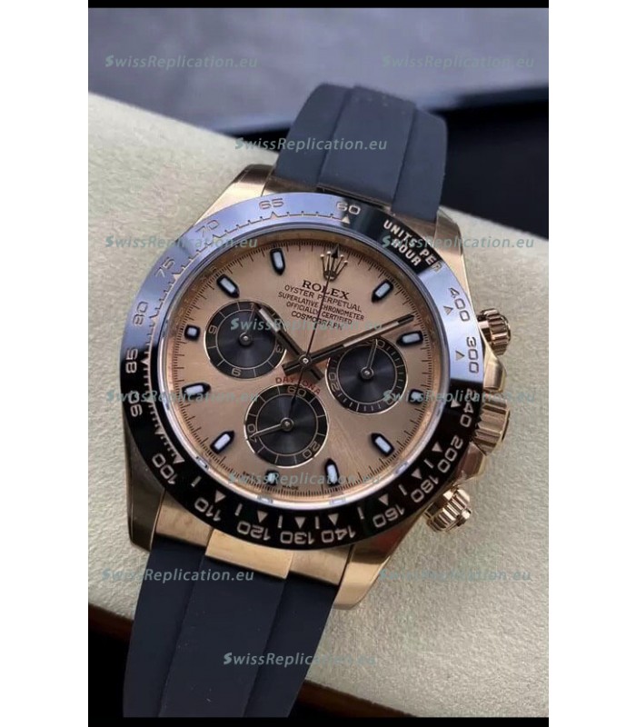 Rolex Cosmograph Daytona M116515LN-0018 Rose Gold Original Cal.4130 Movement - 904L Steel Watch