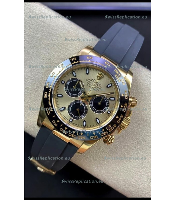 Rolex Cosmograph Daytona M116518LN-0048 Yellow Gold Original Cal.4130 Movement - 904L Steel Watch