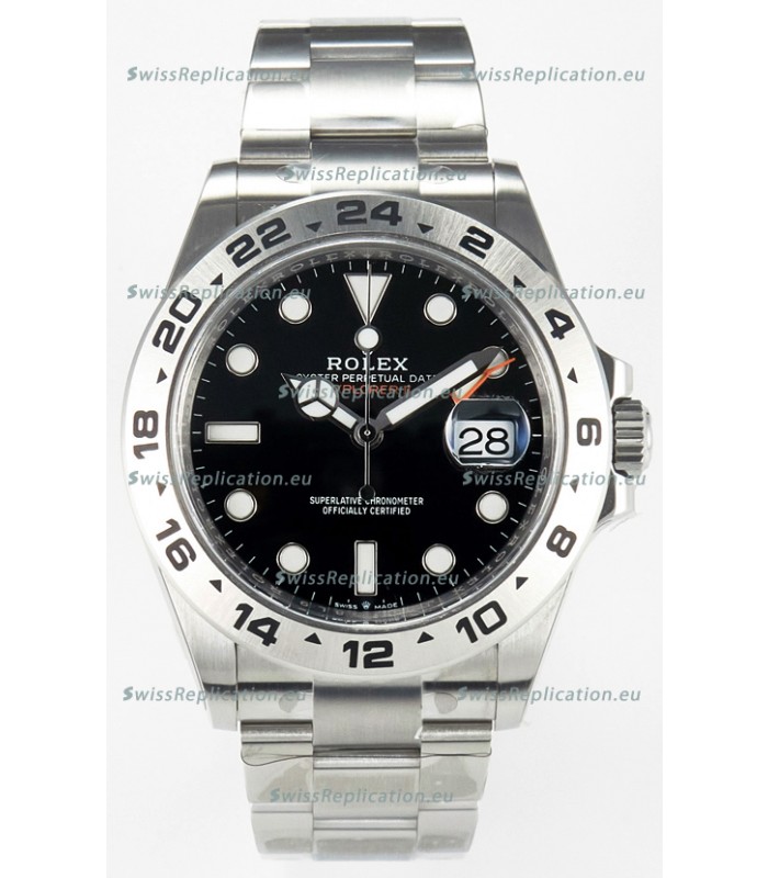 Rolex Explorer II Super Clone M216570-002 1:1 Mirror Replica Watch - Black Dial CAL. 3285 Movement
