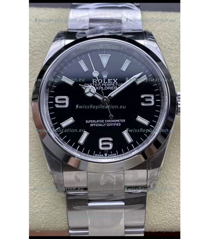 Rolex Explorer I M124270 Black Dial 36MM - 904L Steel in ETA 3230 Movement