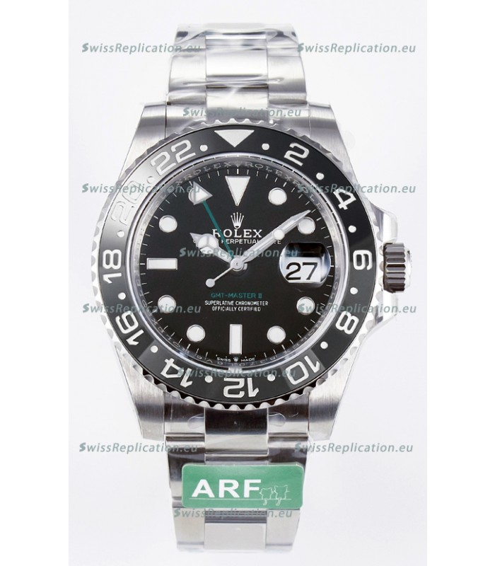 Rolex GMT Masters II Super Clone 126710GRNR "Bruce Wayne" 904L Steel Oyster Strap Swiss Replica Watch