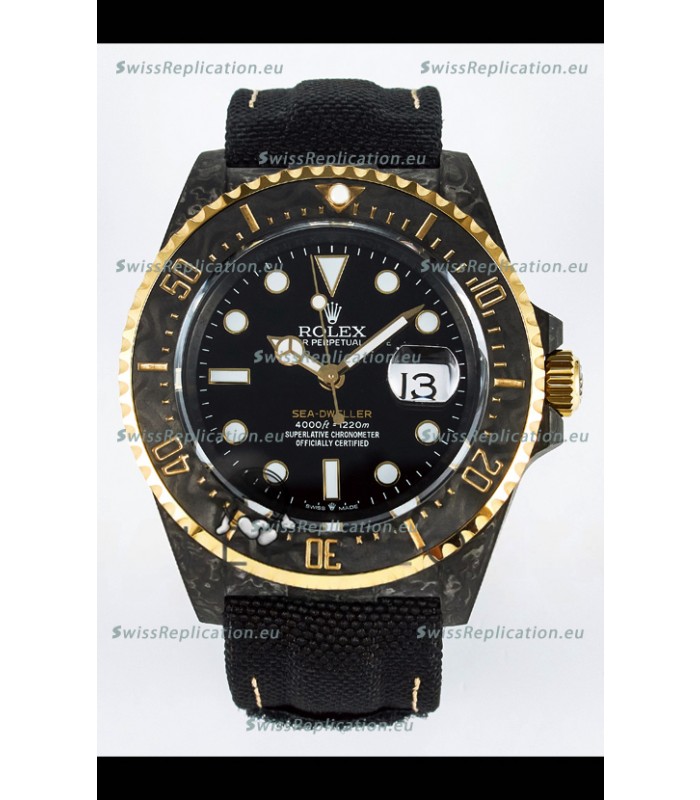 Rolex GMT Masters II Super Clone DiW Edition Swiss Replica Lightweight Carbon Casing Watch 