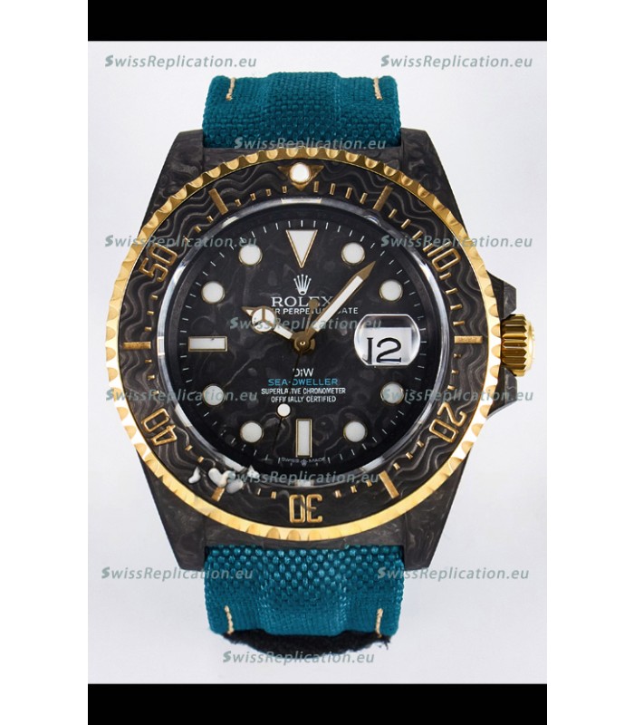 Rolex GMT Masters II Super Clone DiW Edition Swiss Replica Lightweight Carbon Casing Watch 