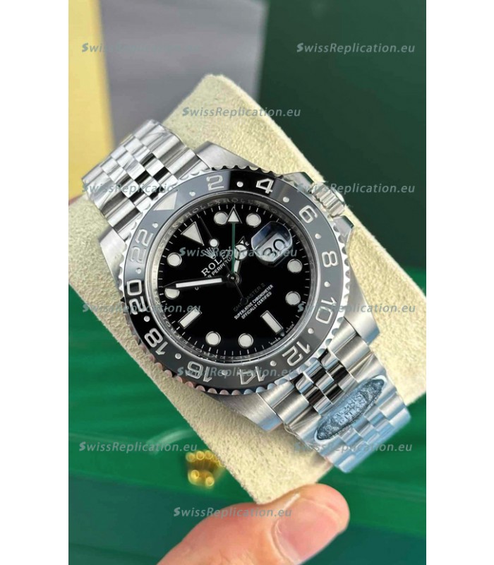Rolex GMT Masters II 126710GRNR "Bruce Wayne" 904L Jubilee Strap Steel Swiss Replica Watch 
