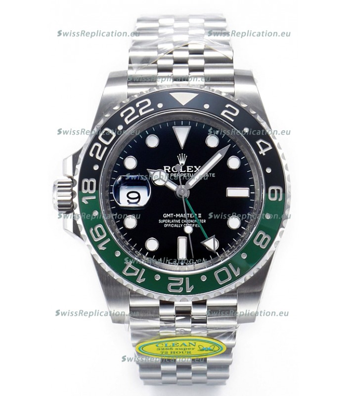 Rolex GMT Masters II 126720VTNR Cal.3285 72 Hours Power Jubilee Strap Swiss Replica 904L Steel 