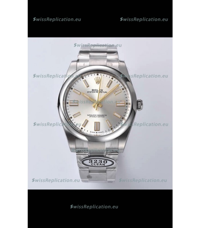 Rolex Oyster Perpetual REF#124300 36MM Cal.3230 Movement Swiss Replica Steel Dial 904L Steel 1:1 Mirror Replica Watch