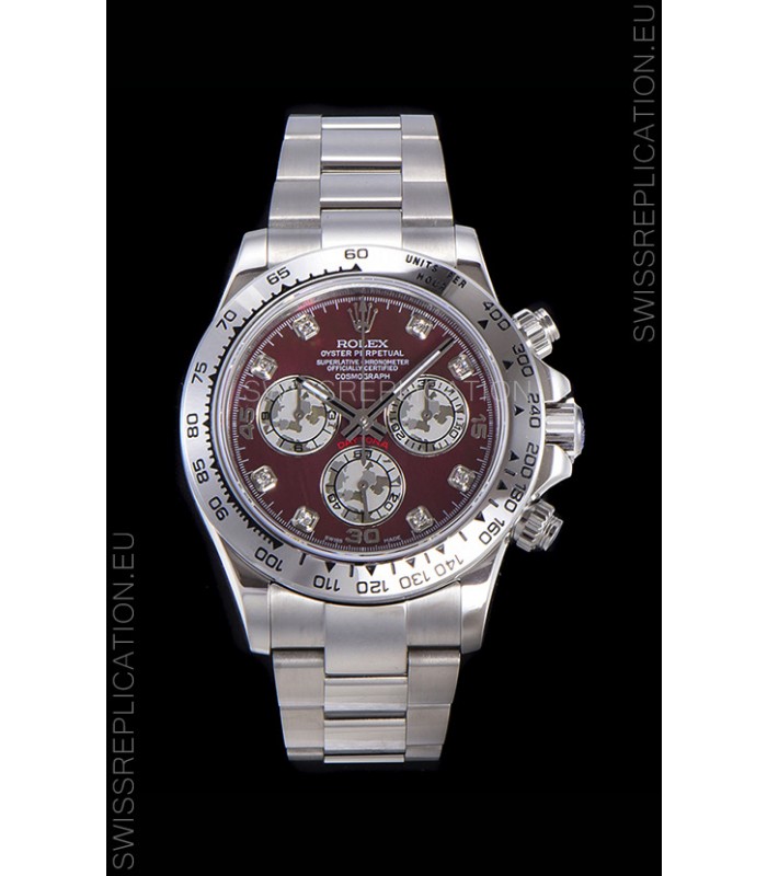 Rolex Daytona Stainless Steel Watch with Original Cal.4130 Movement - 1:1 Mirror 904L Steel Watch