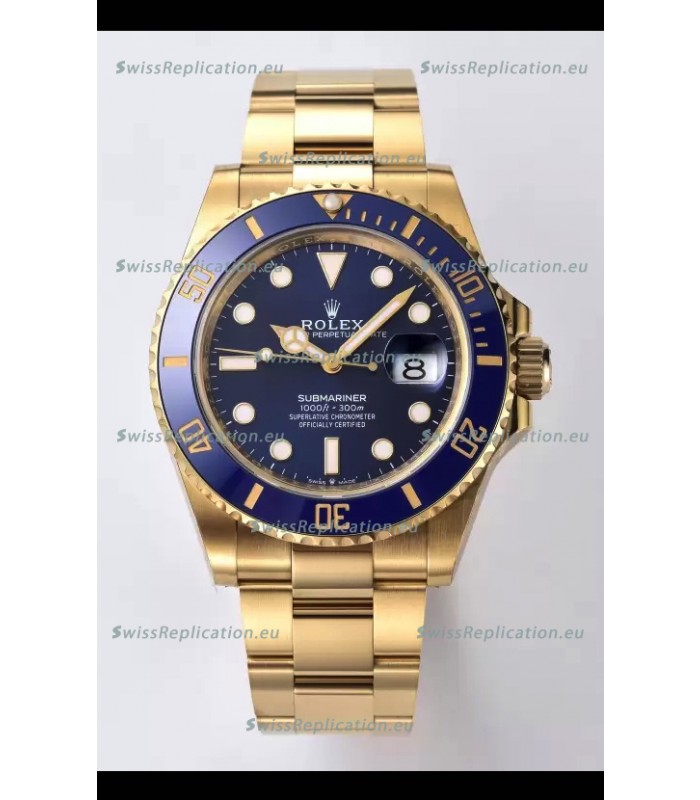Rolex Submariner 41MM Date Ceramic Gold m126618lb - Replica 1:1 Mirror - Ultimate 904L Steel Watch