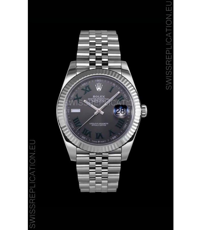 Rolex Datejust Wimbledon Cal.3235 Movement Swiss Watch - Ultimate 904L Steel 41MM