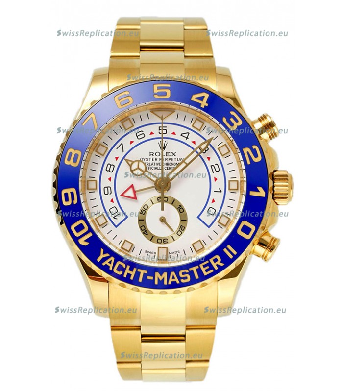 Rolex Yachtmaster II Stainles Steel Ref.116688 1:1 Yellow Gold Swiss Replica Watch 