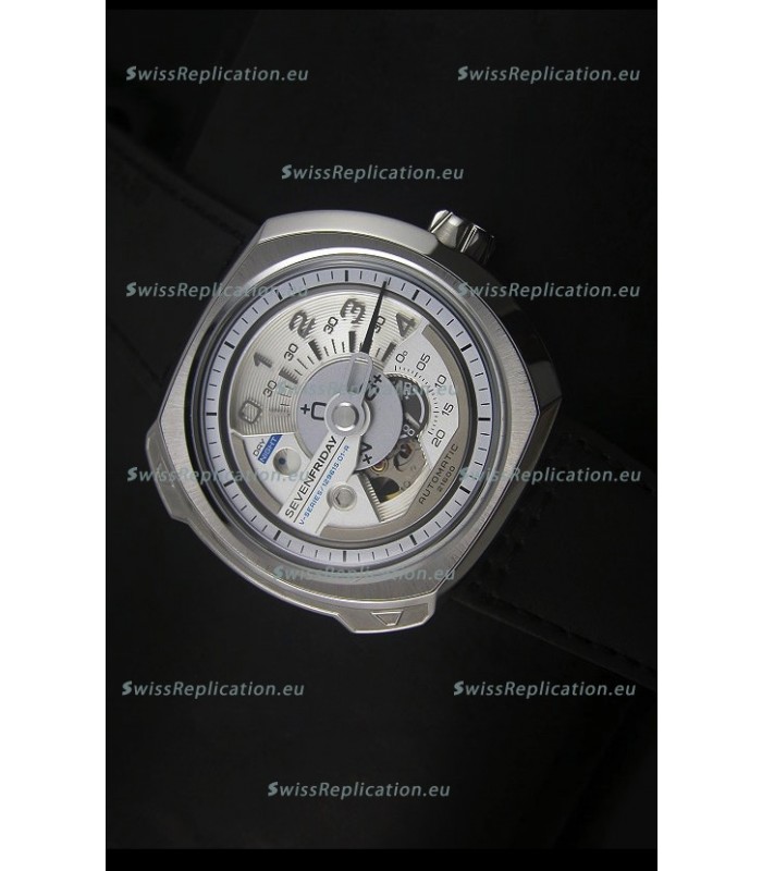 SevenFriday V02-01 Miyota 82S7 Movement 1:1 Edition White Dial