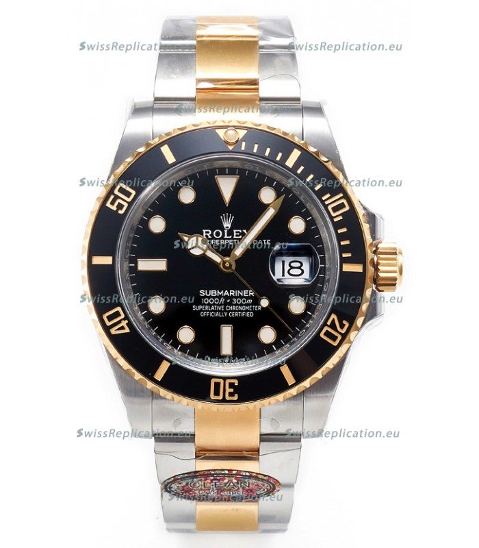 Rolex Submariner 41MM Date Ceramic Two Tone 126613LN - Replica 1:1 Mirror - Ultimate 904L Steel Watch