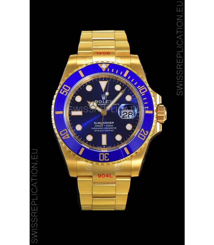 Rolex Submariner 41MM Gold 126618LB - Replica 1:1 Mirror - Ultimate 904L Steel Watch