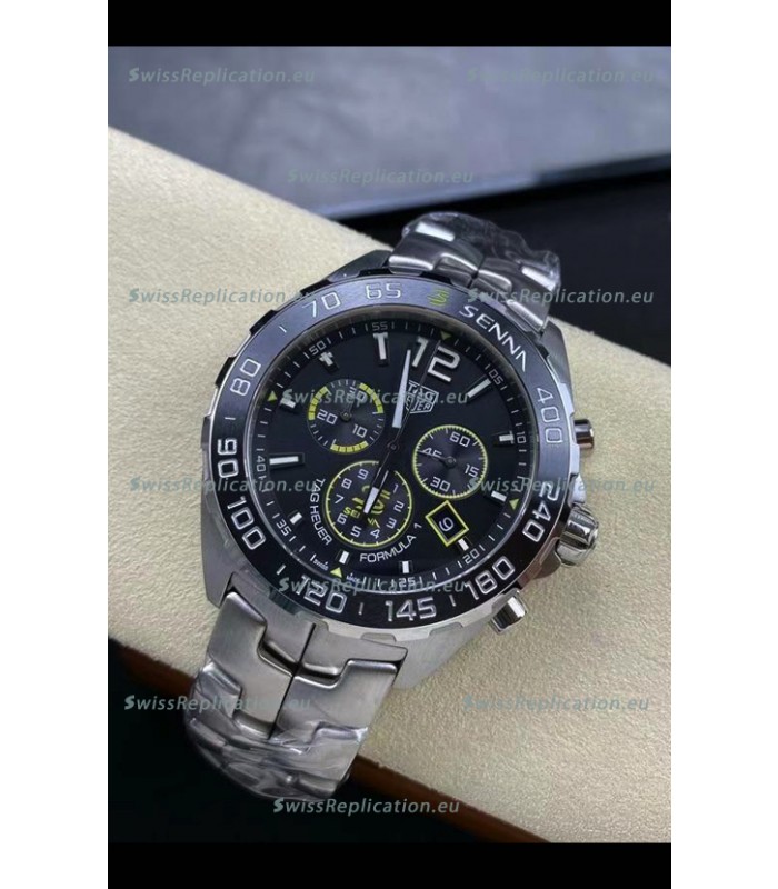 Tag Heuer F1 Edition Swiss Quartz Watch in Grey Dial Stainless Steel Casing 