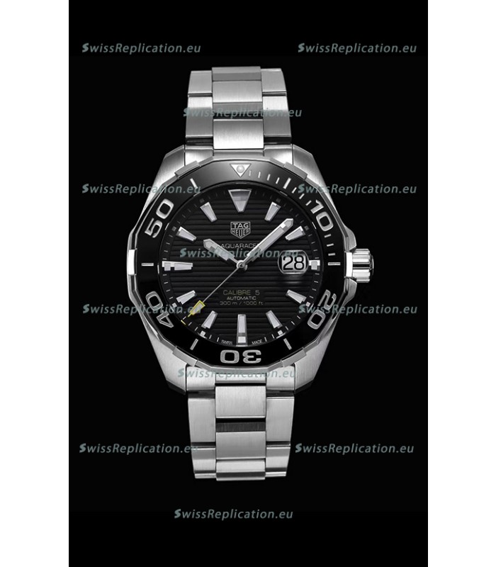 Tag Heuer Aquaracer Calibre 5 1:1 Mirror Replica Watch Black Dial