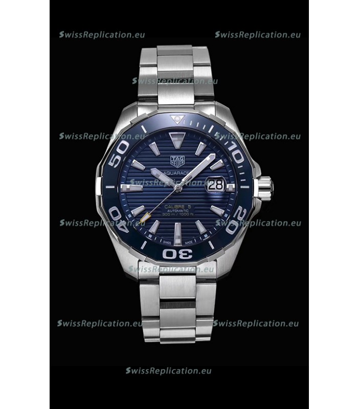 Tag Heuer Aquaracer Calibre 5 1:1 Mirror Replica Watch Blue Dial