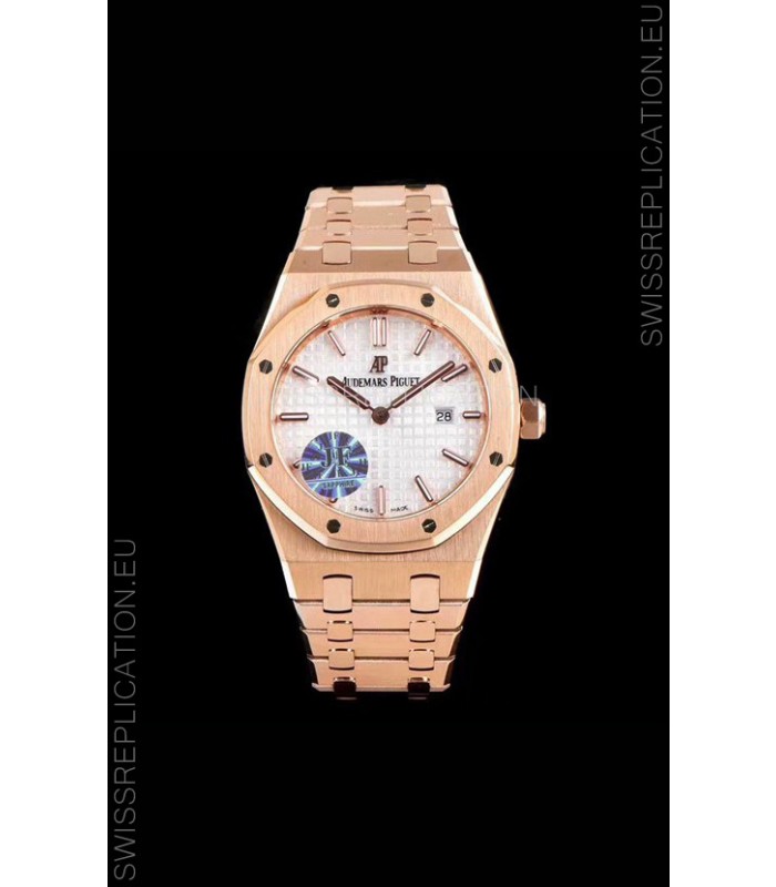 Audemars Piguet Royal Oak Quartz 33MM Swiss Watch Rose Gold - 1:1 Mirror Replica Edition