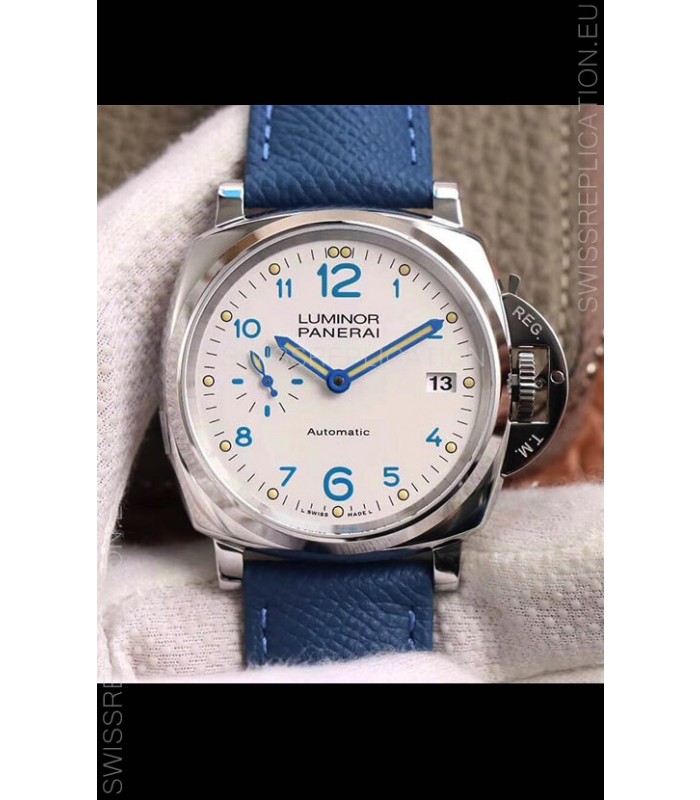 Panerai Luminor DUE PAM906 Edition 1:1 Mirror Swiss Replica Watch in Steel Casing 42MM