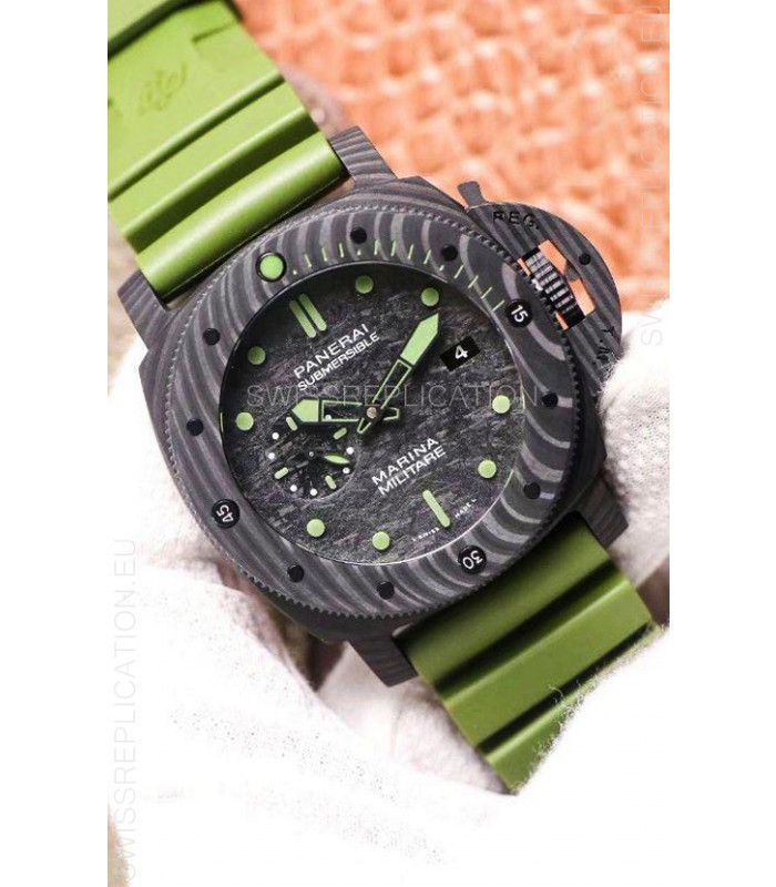 Panerai Luminor Submersible Militare Carbotech PAM961 Swiss 1:1 Mirror Replica Watch 47MM