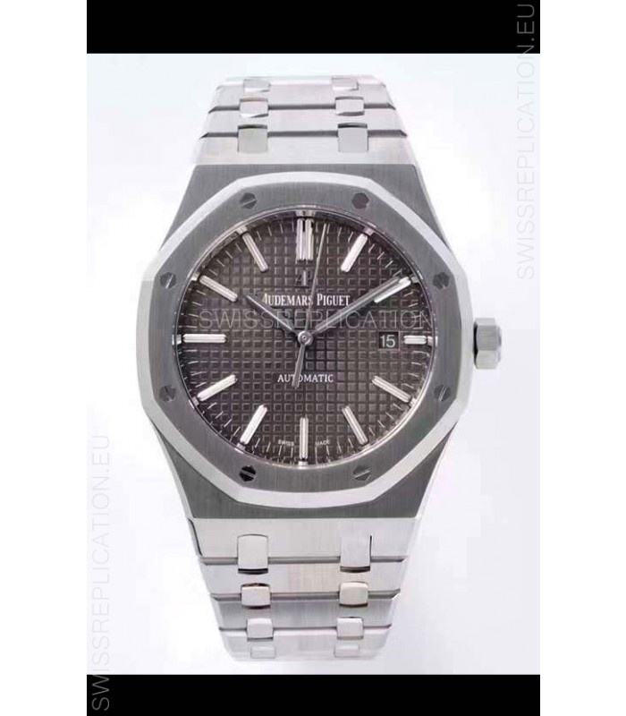 Audemars Piguet Royal Oak 41MM Grey Dial 904L Steel CALIBRE 4302 Movement 1:1 Mirror Replica