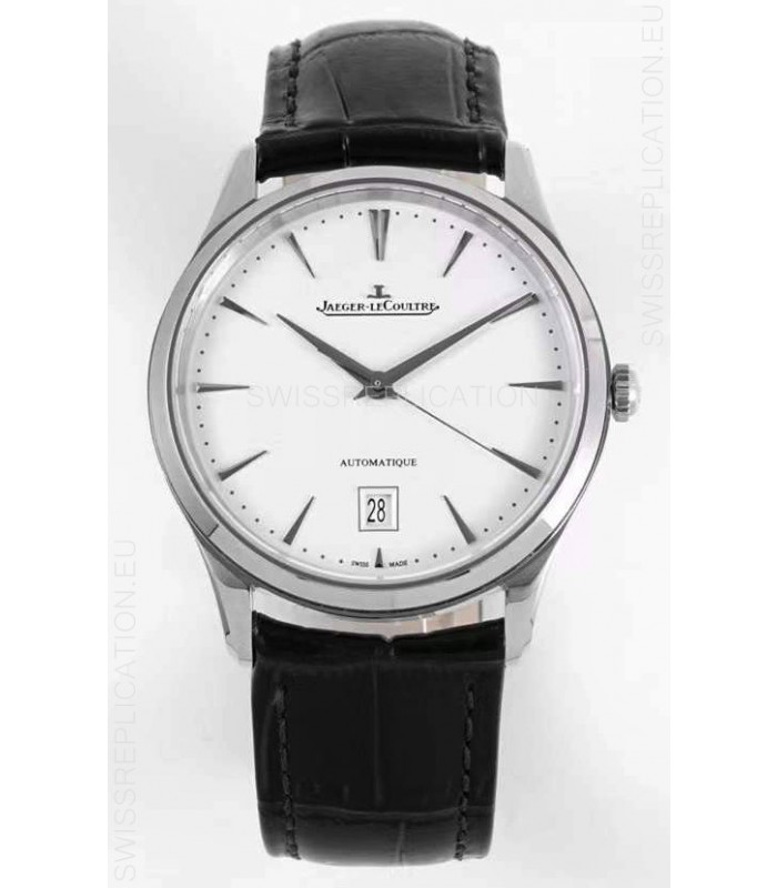 Jaeger LeCoultre Master Ultra Thin Stainless Steel Swiss 1:1 Mirror Replica Watch