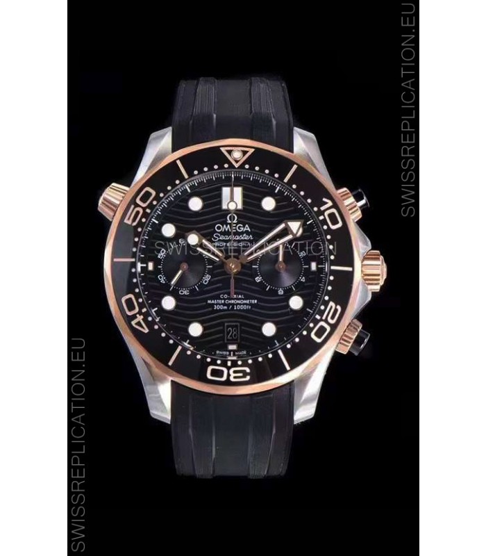 Omega Seamaster Co-Axial Master Chronometer Chronograph Rose Gold 44MM 1:1 Mirror Replica