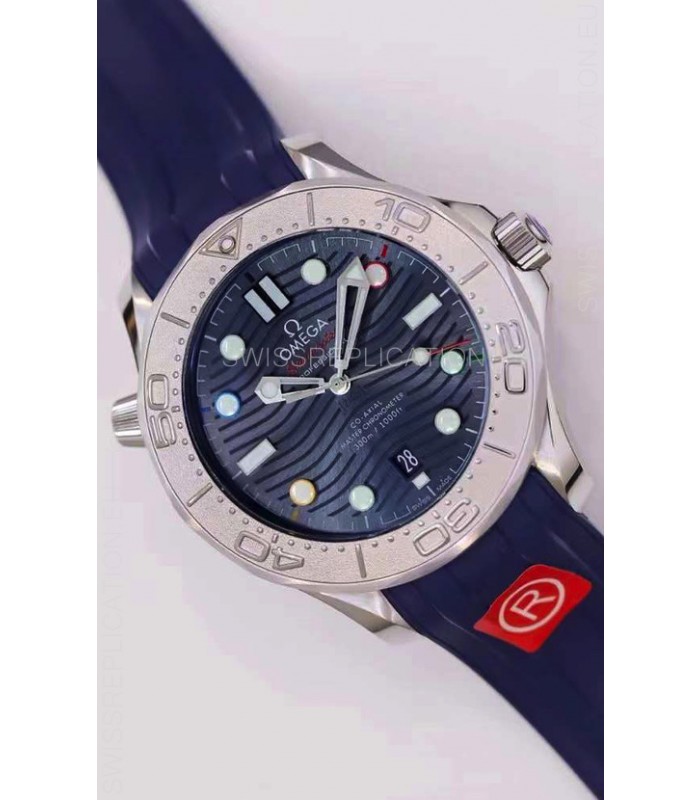 Omega Seamaster 300M Co-Axial Master Chronometer Beijing 2022 Edition 1:1 Mirror Replica