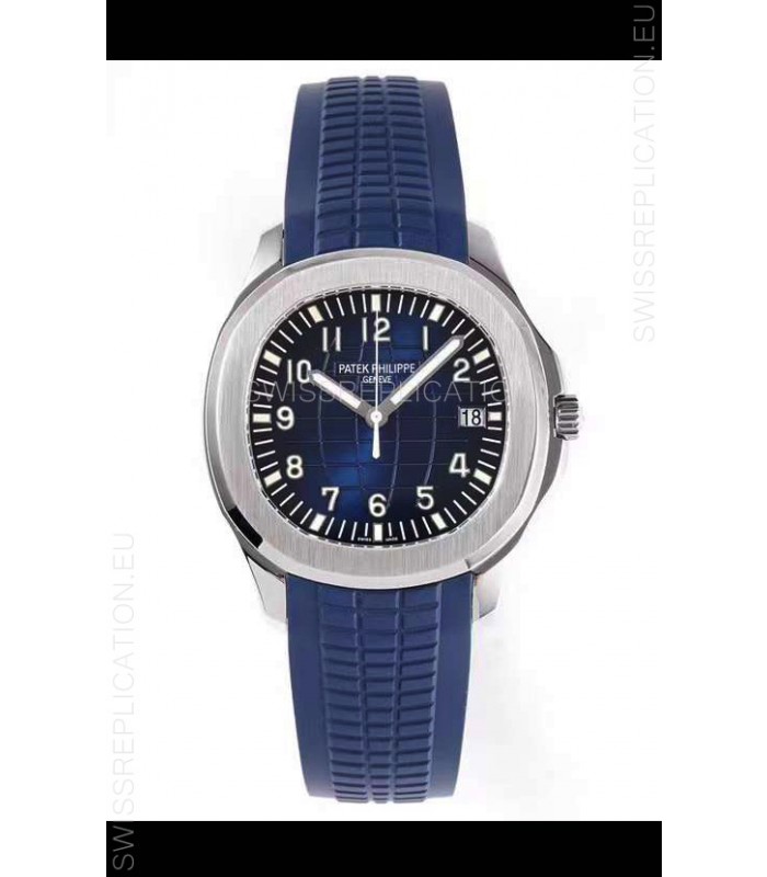 Patek Philippe Aquanaut 5168G Swiss Replica Watch Blue Dial - 1:1 Mirror Edition