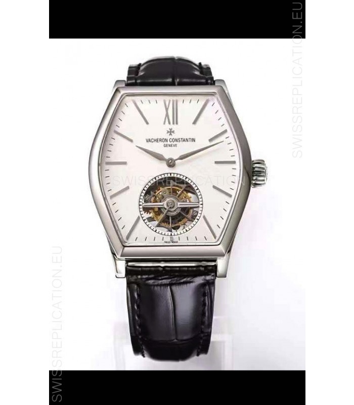 Vacheron Constantin Malte Tourbillon 1:1 Mirror Stainless Steel Swiss Replica White Dial