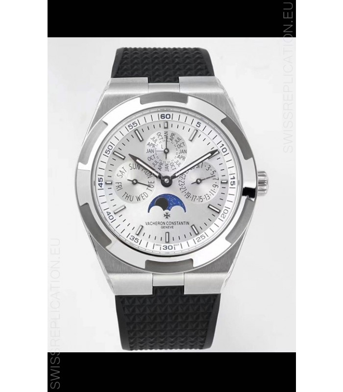 Vacheron Constantin Overseas Perpetual Calendar Ultra-Thin Steel Dial Steel Casing Replica