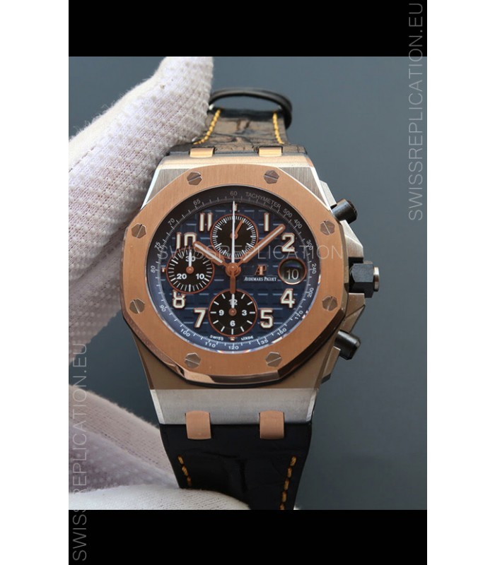 Audemars Piguet Royal Oak Offshore Chronograph 2 Tone 904L Steel 1:1 Mirror 3126 Movement