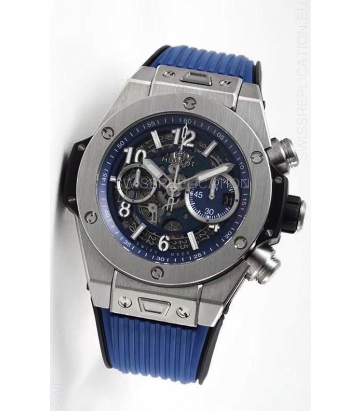Hublot Big Bang Unico Titanium Blue 1:1 Mirror Edition Swiss Replica Watch