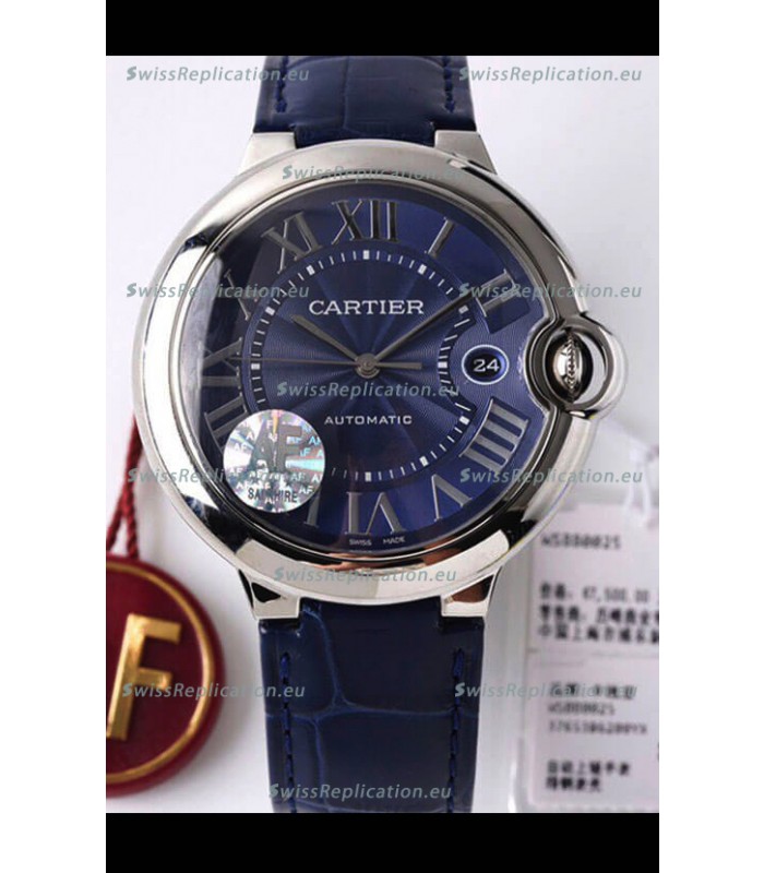 Ballon De Cartier Swiss Automatic 1:1 Mirror Quality 33MM in Stainless Steel Casing 