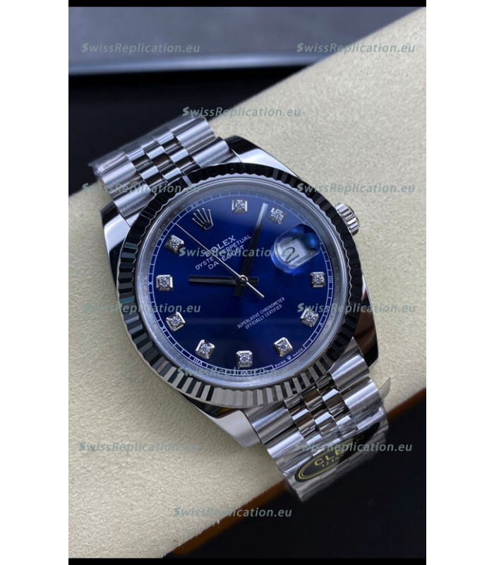 Rolex Datejust 126334 41MM ETA 3235 Swiss 1:1 Mirror Replica Watch in 904L Steel - Blue Dial