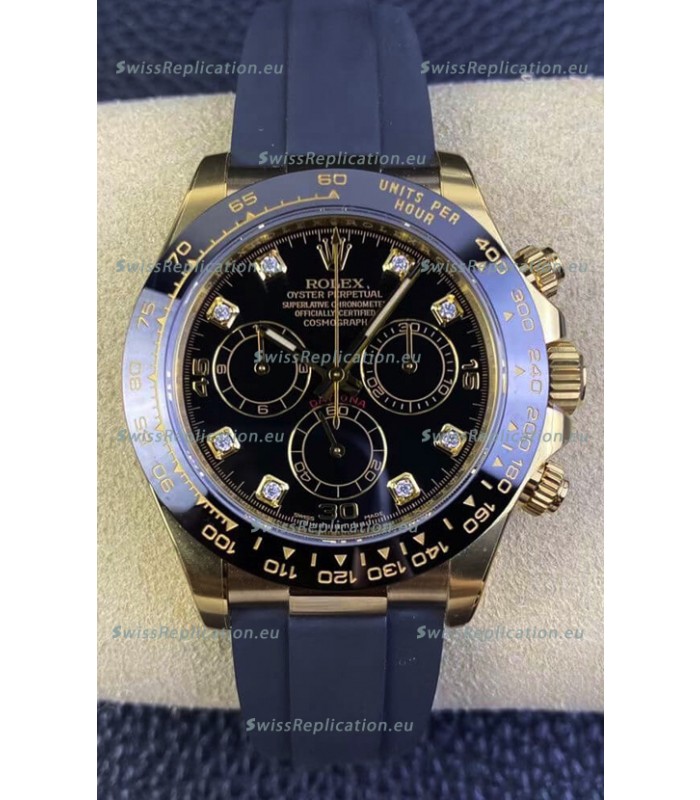 Rolex Cosmograph Daytona 116518LN Yellow Gold Original Cal.4130 Movement - 904L Steel Watch