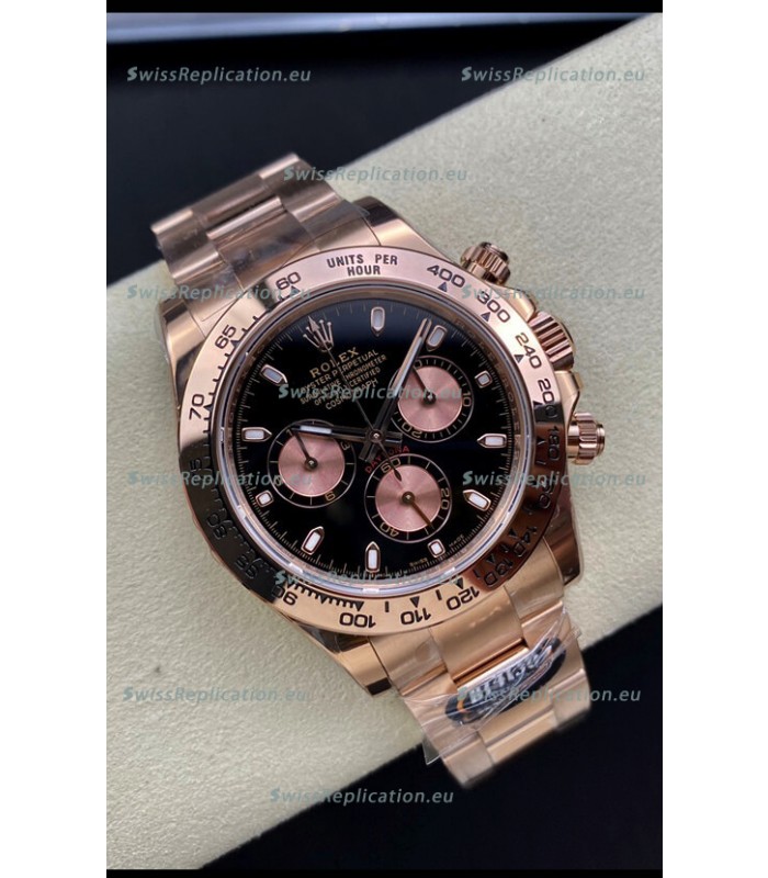 Rolex Daytona 116505 Rose Gold Original Cal.4130 Movement - 1:1 Mirror 904L Steel Watch