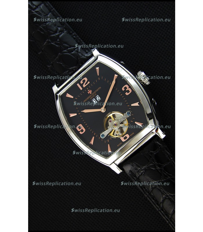 Vacheron Constantin Malte Japanese Tourbillon Replica Watch Black Dial