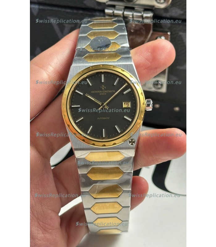Vacheron Constantin Historiques 222 Super Clone 37MM Two Tone Casing Watch in Grey Dial 