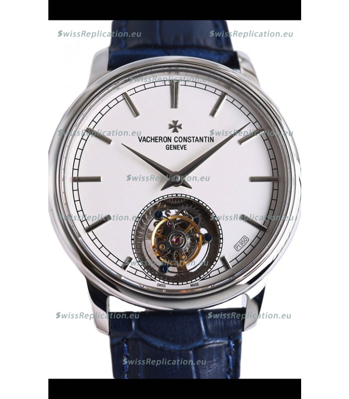 Vacheron Constantin Traditionelle Swiss Tourbillon Steel Casing 1:1 Mirror Replica Watch 