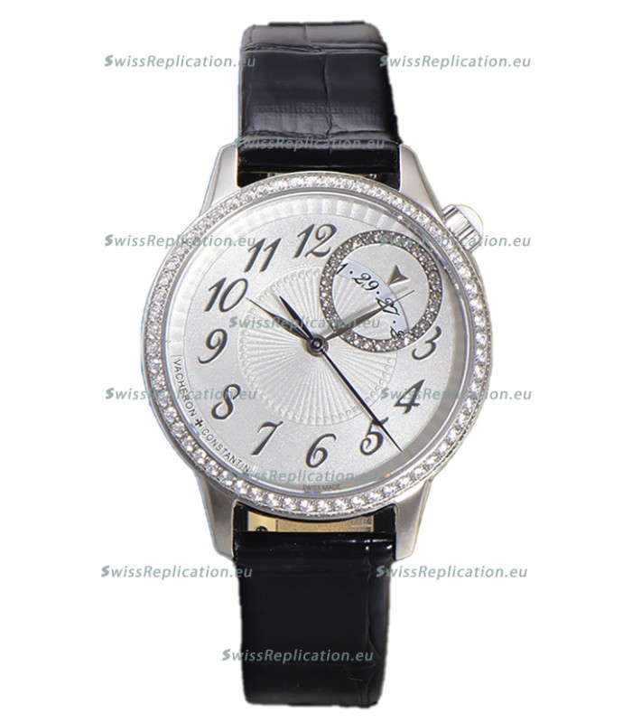 Vacheron Constantin Egerie Muse 904L Steel Casing in White Dial Swiss Replica Watch 