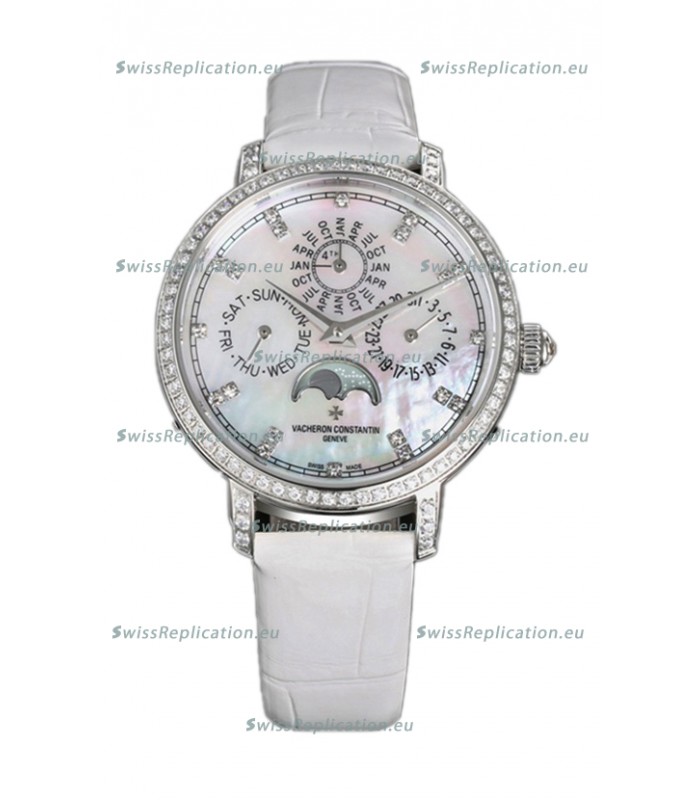 Vacheron Constantin Traditionelle Perpetual Calendar Ultra-Thin White Gold Plating