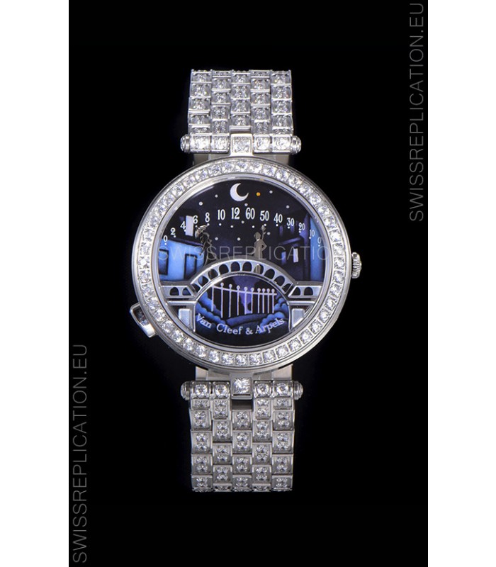 Van Cleef & Arpels Lady Arpels Pont des Amoureux Watch in Swiss Automatic Movement