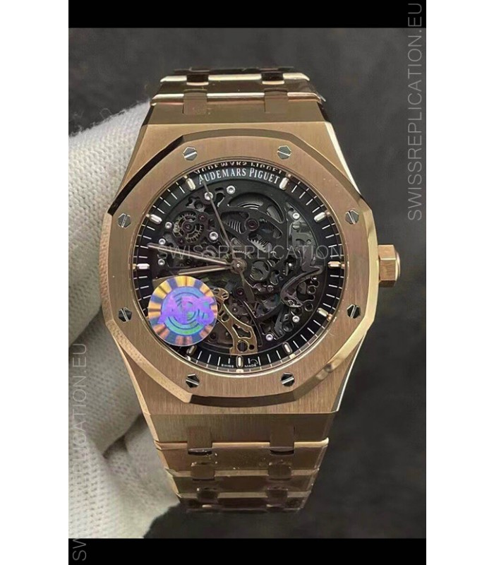Audemars Piguet Royal Oak Double Balance Wheel Openworked Edition 1:1 Mirror Swiss Replica Watch 
