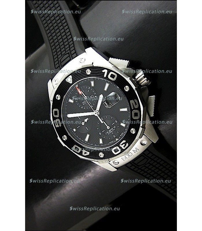 Tag Heuer Aquaracer Calibre 16 Swiss Watch in Black Dial