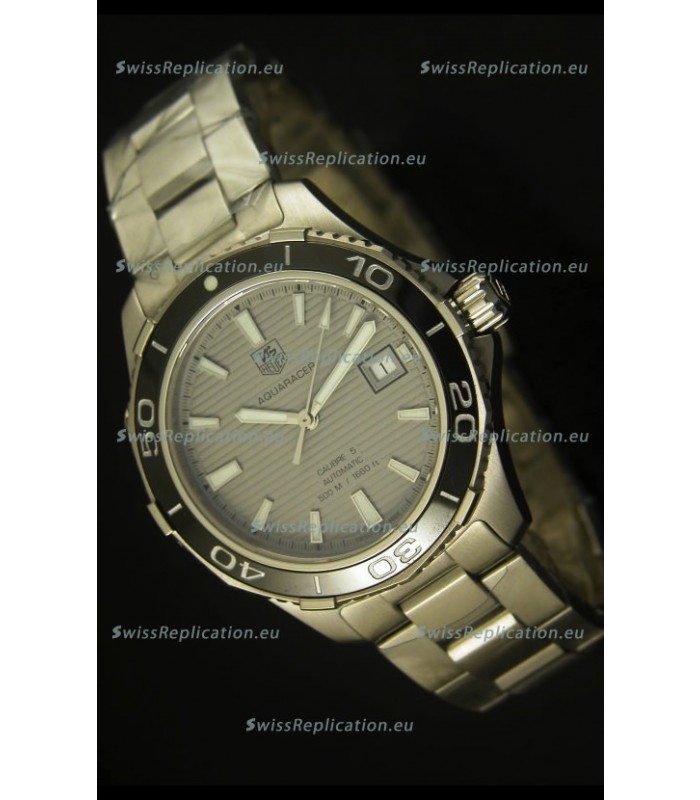 Tag Heuer Aquaracer Calibre 5 Grey Dial Swiss Watch - 1:1 Mirror Edition