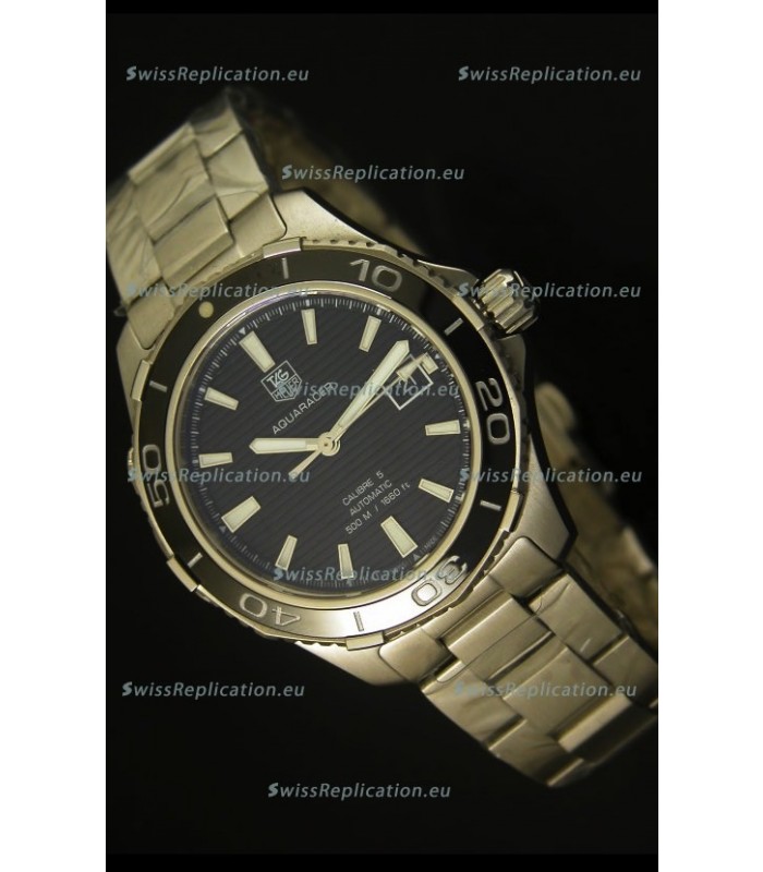 Tag Heuer Aquaracer Calibre 5 Black Dial Swiss Watch - 1:1 Mirror Edition