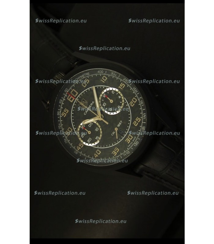 Tag Heuer Carrera 1887 Jack Heuer Edition - Carbon Dial Swiss Watch