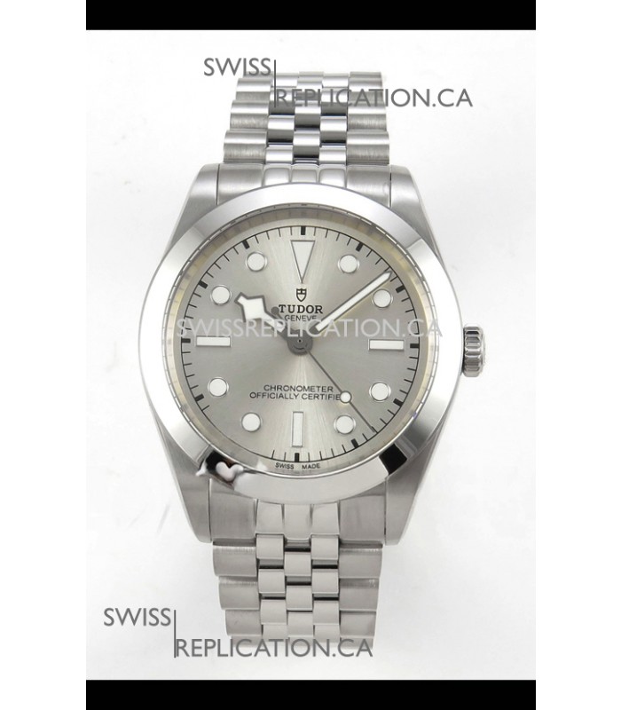 Tudor Black Bay 39MM Silver Dial Super Clone Watch 