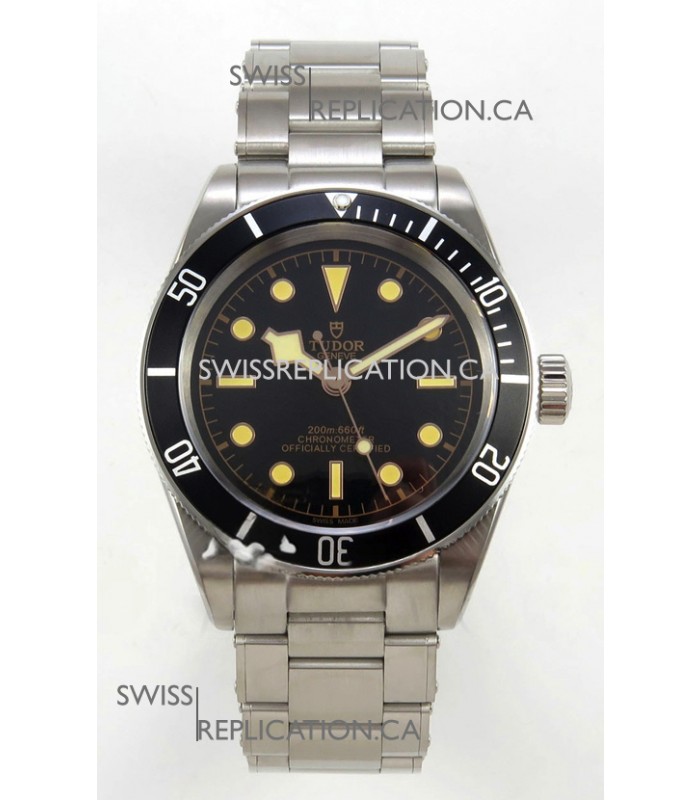 Tudor Black Bay 41 Black Dial and Bezel Oyster Super Clone Watch 