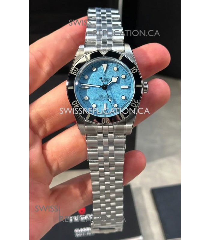 Tudor Black Bay 54 Lagoon Blue Dial 37MM Jubilee Super Clone Watch 